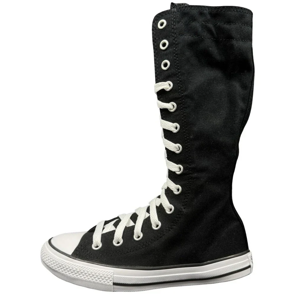 Converse Youth Size 1 Sneaker Shoes Chuck Taylor All Star XX-Hi Black White NEW